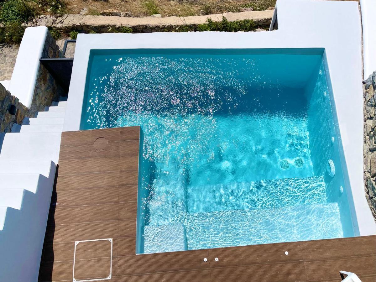Luxury House With Private Pool At Elia Beach Mykonos Town Екстер'єр фото