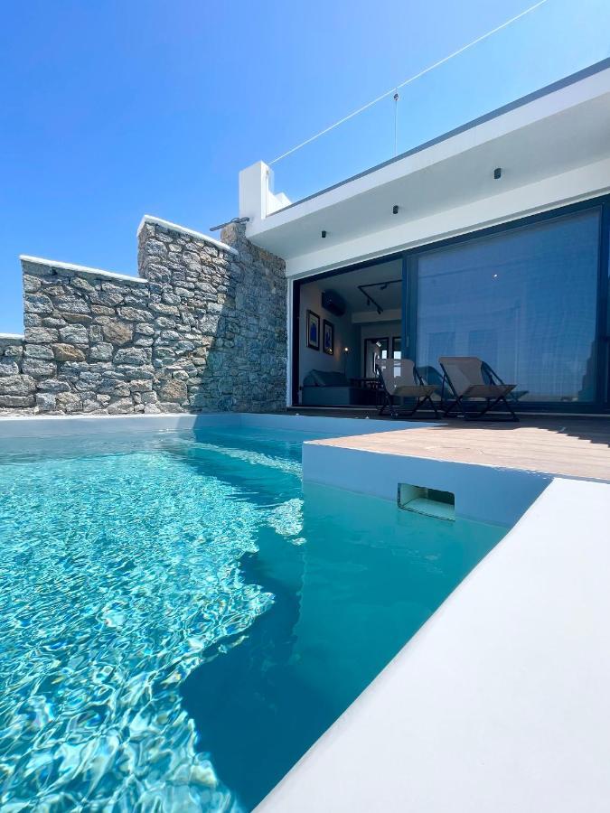 Luxury House With Private Pool At Elia Beach Mykonos Town Екстер'єр фото