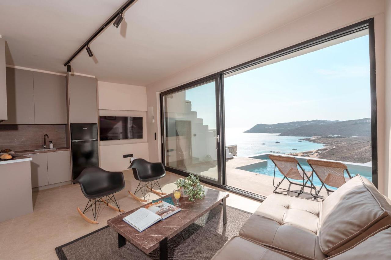 Luxury House With Private Pool At Elia Beach Mykonos Town Екстер'єр фото